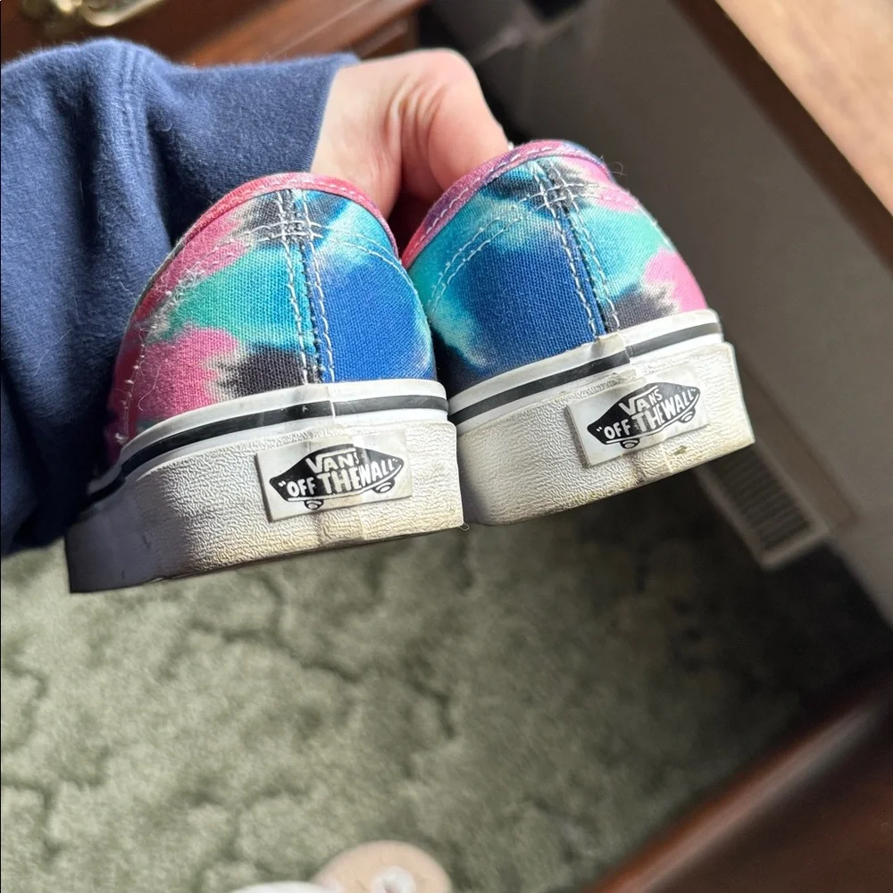 Tie-Dye Vans W6.5 M5 - Picture 8 of 11